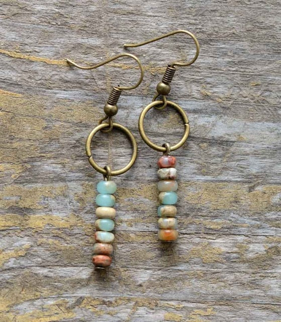 Vintage Stone Earring