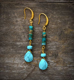 Natural Teardrops Earring