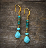 Natural Teardrops Earring