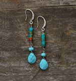 Natural Teardrops Earring