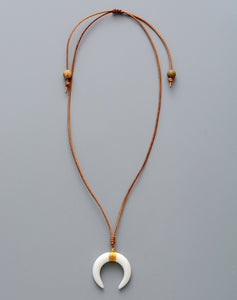 Shell Horn Necklace