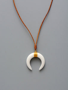 Shell Horn Necklace